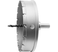 Коронка с твердосплавными напайками LENZ в сборе 140х25 мм LZCS-140