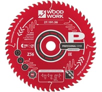 Диск пильный WOODWORK Профессионал 190x1.8/1.2x20 Z=56 A=15 27.191.56