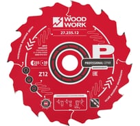 Диск пильный WOODWORK Профессионал 235x2.4/1.6x30 Z=12 A=20 27.235.12