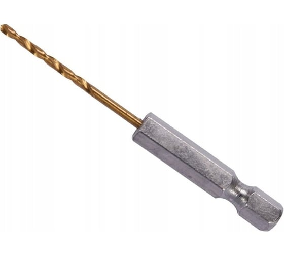Сверло по металлу HSS-TiN 3.0 мм с хвостовиком HEX1/4 YATO YT-44754