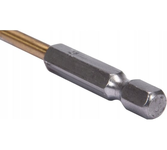 Сверло по металлу HSS-TiN 2.5 мм с хвостовиком HEX1/4 YATO YT-44752
