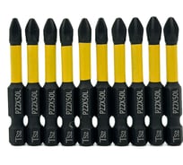 Бита магнитная SKOLE (BT2) 10 шт, PZ2-50, сталь S2 оригинал BT2-Z2050