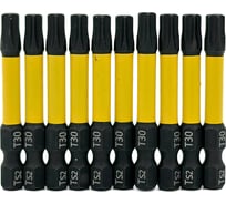 Бита магнитная SKOLE (BT2) 10 шт, T30-50, сталь S2 оригинал BT2-T3050