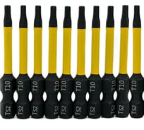 Бита магнитная SKOLE (BT2) 10 шт, T10-50, сталь S2 оригинал BT2-T1050