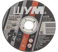 Шлифовальный, зачистной круг ШУМ 125x6.0x22.23 (10 шт) 125602221