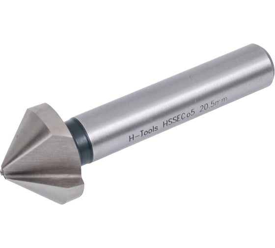 Зенковка H-Tools 90градусов 20.5мм HSSE-Co5 3z L-63мм 745205EHT 1
