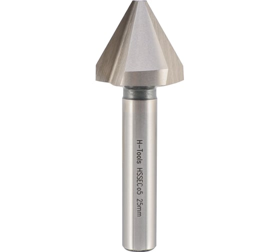 Зенковка H-Tools 60градусов 25.0мм HSSE-Co5 3z DIN334C L-71мм 896250EHT 1