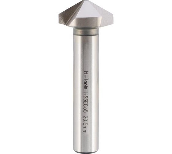 Зенковка H-Tools 120градусов 12.4мм HSSE-Co5 3z L-53мм 890124EHT 1