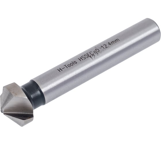Зенковка H-Tools 120градусов 12.4мм HSSE-Co5 3z L-53мм 890124EHT 1