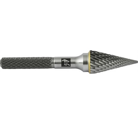 Бор-фреза твердосплавная коническая Thorvik TRRBM06180663-2 тип M, 6 мм, двойная насечка, в боксе 057037