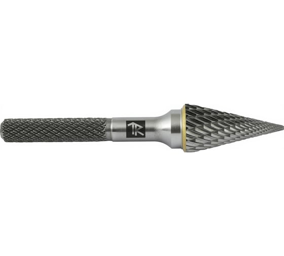 Бор-фреза твердосплавная коническая Thorvik TRRBM06180663-2 тип M, 6 мм, двойная насечка, в боксе 057037