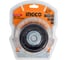 Проволочная щетка с гайкой INGCO 100 мм INDUSTRIAL WB11005 3