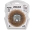 Проволочная щетка с гайкой INGCO 100 мм INDUSTRIAL WB11005 6