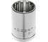 Головка торцевая Spline (18 мм; 1/2DR; CrV50BV30; DIN 3124) HOEGERT TECHNIK HT1A418 1