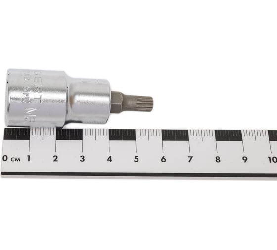 Головка торцевая бита spline (M6; 55 мм; 1/2DR) HOEGERT TECHNIK HT1S786