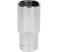 Головка торцовая высокая 12 гранная (27 мм; CrV; 1/2DR) YATO YT-12947