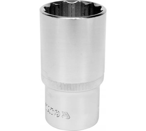 Головка торцовая высокая 12 гранная (30 мм; CrV; 1/2DR) YATO YT-12948 1