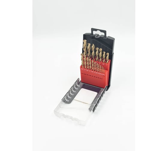 Набор сверл по металлу SKOLE (SM15) M2 Co 19 шт SM15-654219