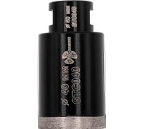 Коронка алмазная по керамограниту TRIO-DIAMOND 40 мм, m14, Grand Top Clean, GTC040