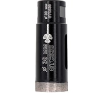 Коронка алмазная по керамограниту TRIO-DIAMOND 30 мм, m14, Grand Top Clean, GTC030