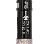 Коронка алмазная по керамограниту TRIO-DIAMOND 25 мм, m14, Grand Top Clean, GTC025