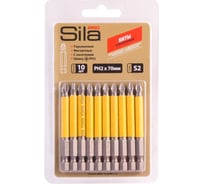 Биты ULTIMA Sila Pro, ph2х70мм, S2, намагнич, торсионые,блистер 10 шт 123112