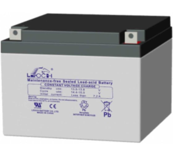 Аккумуляторная батарея LEOCH DJW12-24 12В 24 Ач УТ-00000621