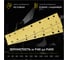 Полоски шлифовальные абразивные CERAMAX GOLD 70*420мм 14 отверстий, P100, 50 шт. 1CRX1216 5