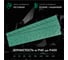 Полоски шлифовальные CERAMAX 70*420 мм GREEN FILM multiholes P320, 50 шт. 1CRX1370 5