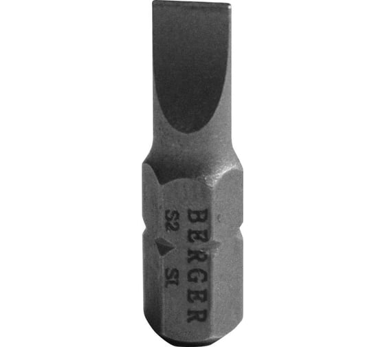Биты магнитные SL0.8х5.5, 25 мм, 2 шт, S2 Berger BG BG2382 1