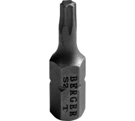 Биты магнитные Torx6, 25 мм, 2 шт, S2 Berger BG BG2385