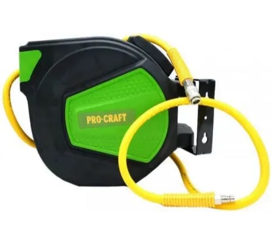 Пневмошланг в катушке PROCRAFT 10 м, 8 бар, штуцер 3/8" HK10