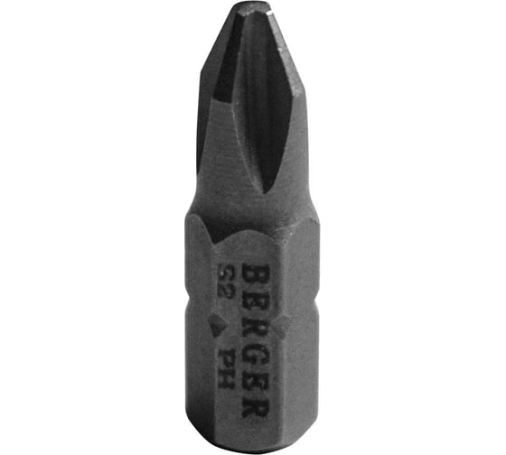 Биты магнитные PH0, 25 мм, 2 шт, S2 Berger BG BG2365