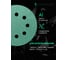 Круги шлифовальные CERAMAX 125 мм GREEN FILM 8 отверстий, P40, 50 шт. 1CRX1351 3