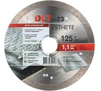 Диск алмазный DLT №23 (ESTHETE) 125мм, посадочный 22.23мм, (гранит) 3496