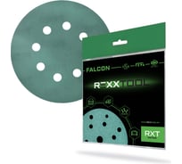 Шлифовальный круг абразивный на липучке REXXTOOL FALCON 125мм, 8 отв., 10 штук, P1500 RXT-FALCON-125-8-1500