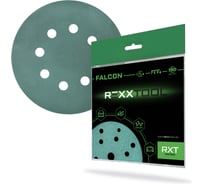Шлифовальный круг абразивный на липучке REXXTOOL FALCON 125мм, 8 отв., 10 штук, P280 RXT-FALCON-125-8-280