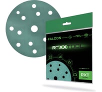 Шлифовальный круг абразивный на липучке REXXTOOL FALCON 150мм, 15 отв., 10 штук, P1000 RXT-FALCON-150-15-1000