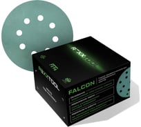 Шлифовальный круг абразивный на липучке REXXTOOL FALCON 125мм, 8 отв., 50 штук , P240 RXT-FALCON-50-125-8-240
