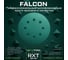 Шлифовальный круг абразивный на липучке REXXTOOL FALCON 125мм, 8 отв., 50 штук , P60 RXT-FALCON-50-125-8-60 6