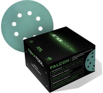 Шлифовальный круг абразивный на липучке REXXTOOL FALCON 125мм, 8 отв., 50 штук , P220 RXT-FALCON-50-125-8-220