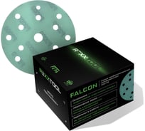 Шлифовальный круг абразивный на липучке REXXTOOL FALCON 150мм, 15 отв., 50 штук, P2000 RXT-FALCON-50-150-15-2000