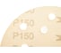 Шлифовальный круг абразивный на липучке REXXTOOL RAPTOR 150мм, 15 отв., 10 штук, P150 RXT-RAPTOR-150-15-150 5