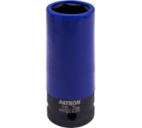 Головка ударная глубокая для литых дисков Patron с защитным кожухом, 21мм, 1/2" P-4458521C(65110)