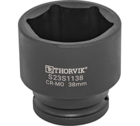 Головка торцевая ударная Thorvik S23S1138 38 мм, 1/2DR 054415