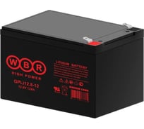 Аккумуляторная батарея литиевая WBR LiFePO4 GPLi12-12 12В 12 Ач УТ-00002637