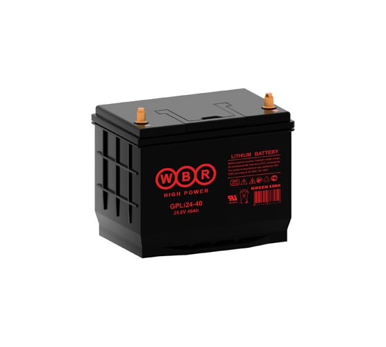 Аккумуляторная батарея литиевая WBR LiFePO4 GPLi24-40 24В 40Ач УТ-00002426 1