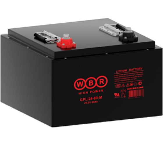 Аккумуляторная батарея литиевая WBR LiFePO4 GPLi24-80-M 24В 80 Ач УТ-00002428 1