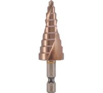 Сверло ступенчатое спиральное H-Tools 4-20мм HSS-G 9ступ. HEX1/4 101051TXHT