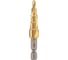 Сверло ступенчатое спиральное H-Tools 4-12мм HSS-G 5ступ. HEX1/4 101050-9TXHT 1